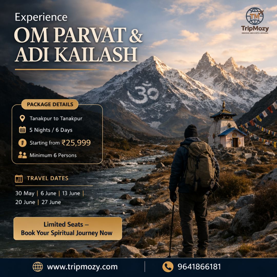 Adi Kailash, Om Parvat and Panchachuli Tour