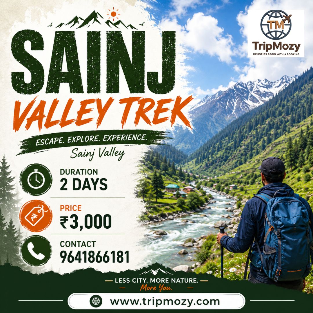 Sainj Valley Trek – A Hidden Himalayan Paradise for Nature Lovers