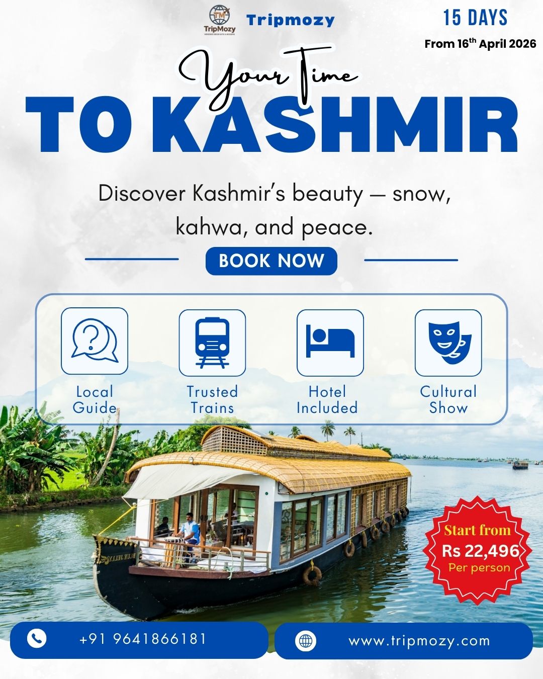 Kashmir Tour 15 days